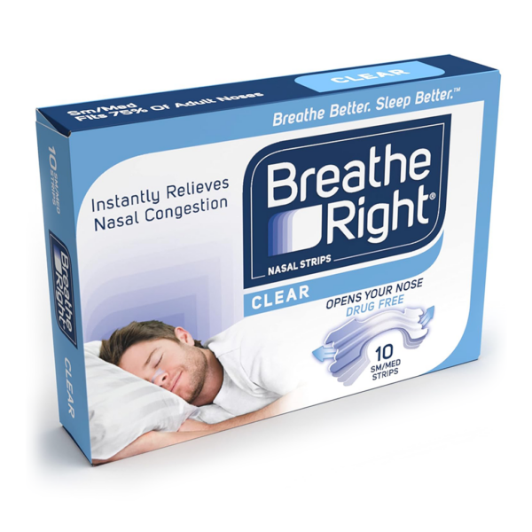 Breathe Right® Nasal Strips Clear