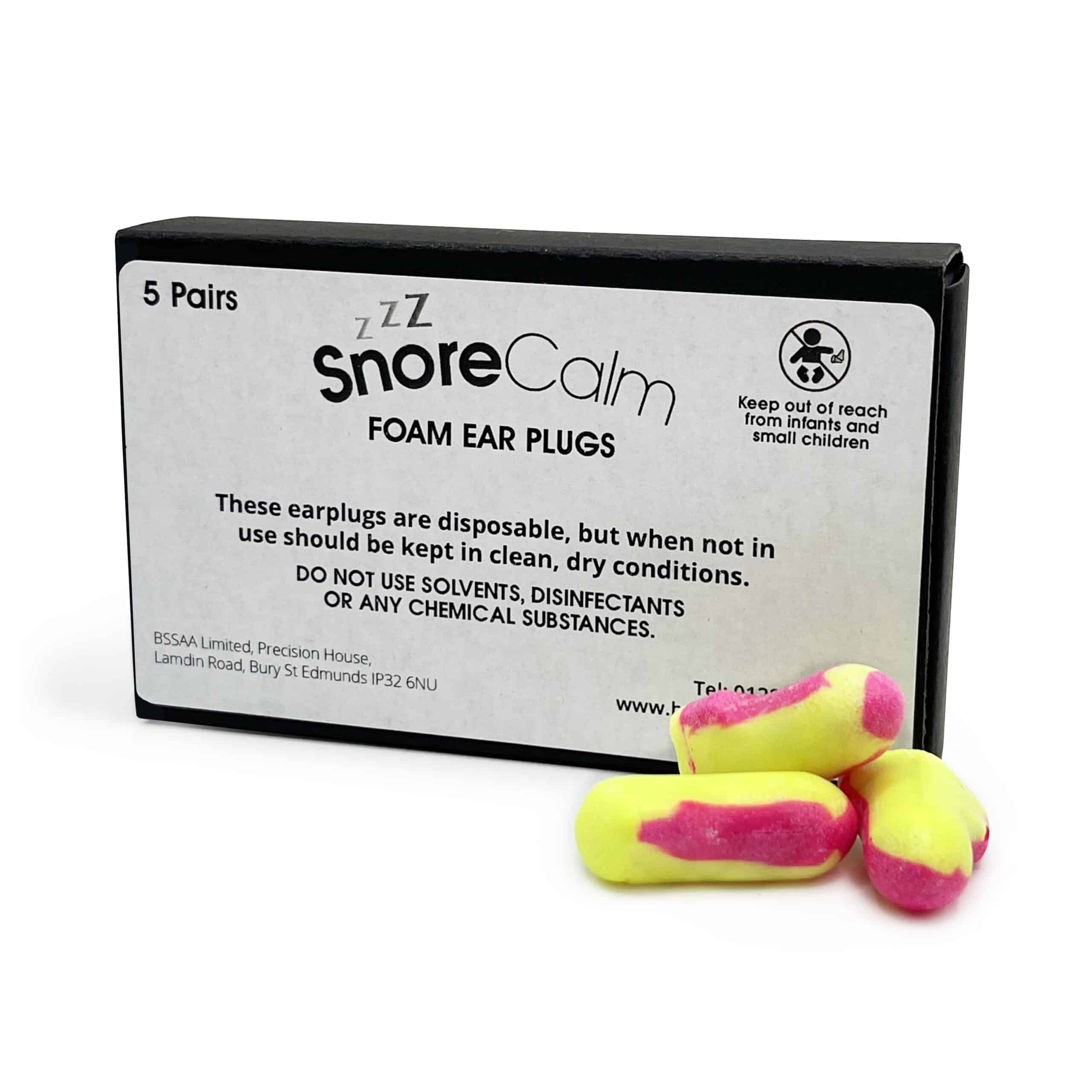 Snore Calm® Foam Ear Plugs
