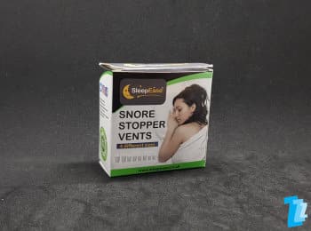 SleepEase Snore Stopper Vents packaging